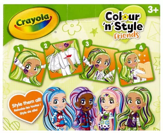 Lalka Colour'n'Style Friends Jade CRAYOLA - tantis.pl