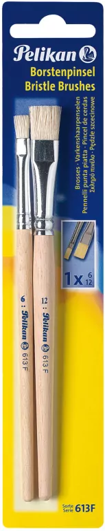Pelikan. Pędzelki płaskie gr 6,12 - tantis.pl