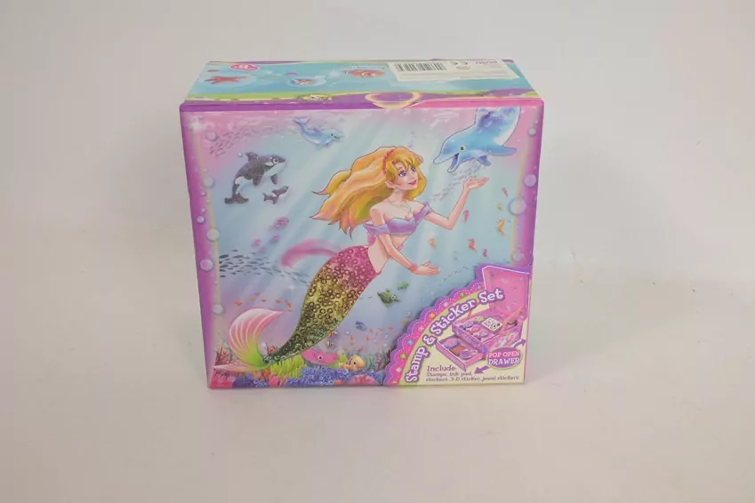 Zestaw z pieczątkami. Syrenka - tantis.pl