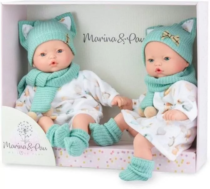 Lalki hiszpańskie 40 cm. Pitus Mellizos bliźniacy - tantis.pl