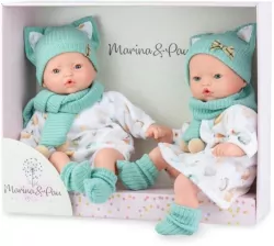 Lalki hiszpańskie 40 cm. Pitus Mellizos bliźniacy