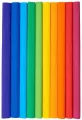 Bibuła marszczona mix tęcza 50x200cm - tantis.pl