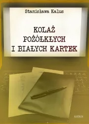 Kolaż pożółkłych i białych kartek