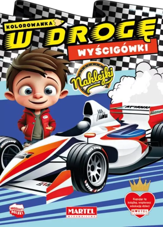 W drogę. Wyścigówki z naklejkami - tantis.pl