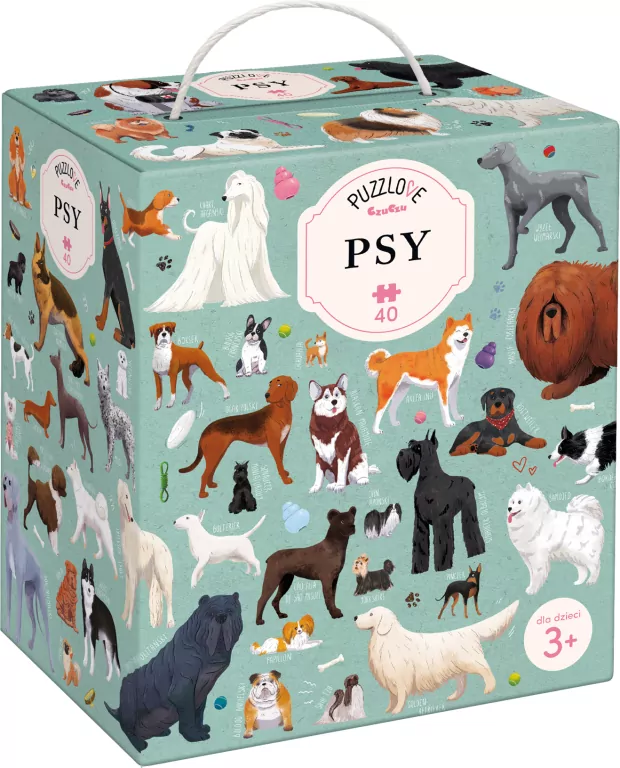 CzuCzu. Puzzlove. Psy 40 - tantis.pl
