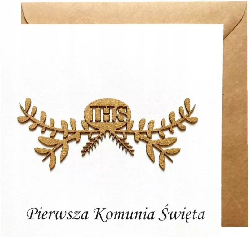 Kartka Pierwsza Komunia Święta - tantis.pl