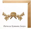 Kartka Pierwsza Komunia Święta - tantis.pl