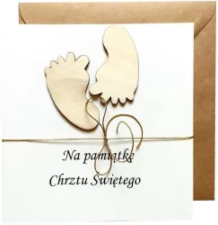 Karnet okolicznościowy. Chrzest. Naem