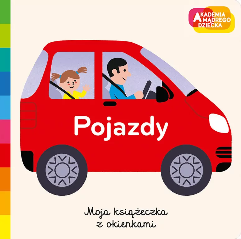 Pojazdy. Moja książeczka z okienkami. Akademia mądrego dziecka - tantis.pl