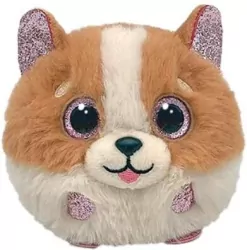 Beanie Balls. Tanner brązowo-biały pies 10cm