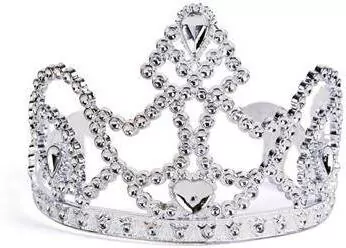 Tiara księżniczki, srebrna - tantis.pl