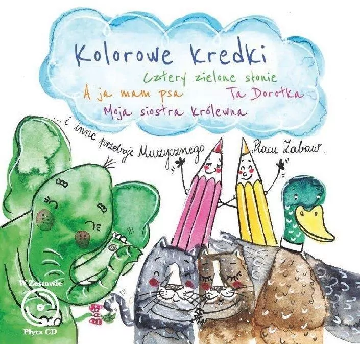 Kolorowe kredki. Muzyczny plac zabaw. CD - tantis.pl