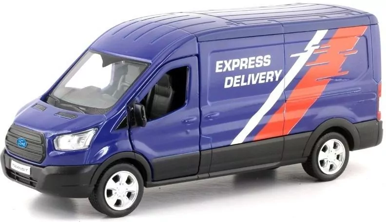 Ford Transit Van 2018, niebieski - tantis.pl
