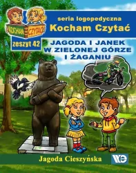 Jagoda i Janek w Zielonej Górze i Żaganiu. Kocham Czytać. Seria logopedyczna. Zeszyt 42