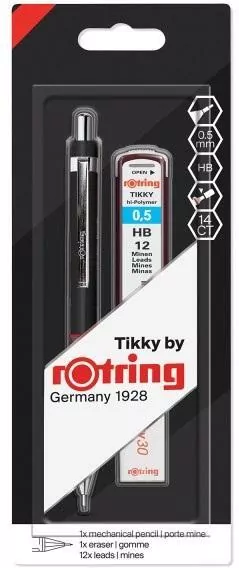 Ołówek automatyczny 0.5 z gumką. Tikky - tantis.pl