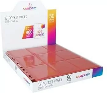 Gamegenic:18-Pocket Pages Sideloading-Red - tantis.pl