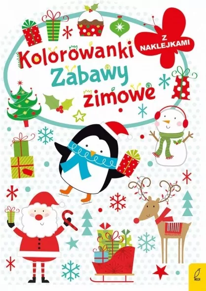 Kolorowanka z wykrojnikiem Zabawy zimowe - tantis.pl