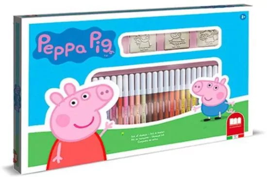 Pieczątki i pisaki. Świnka Peppa
