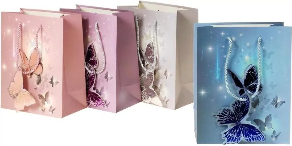 Torebka prezentowa 23x18x10cm MIX - tantis.pl