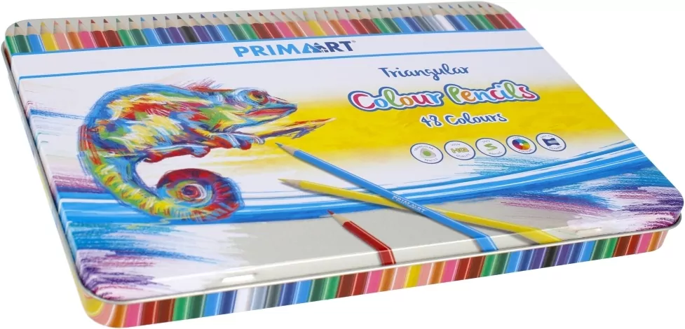 Kredki ołówkowe trójkątne 48 kolorów - tantis.pl