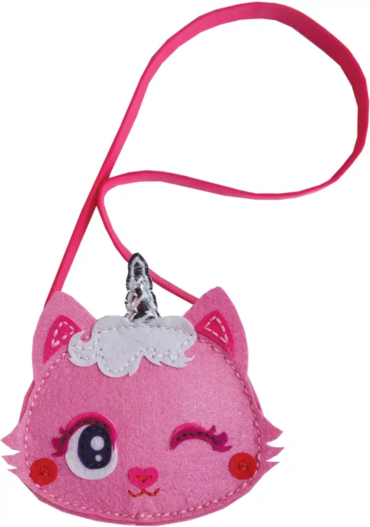 Stnux. Torebka mała. Kotek, różowa - tantis.pl