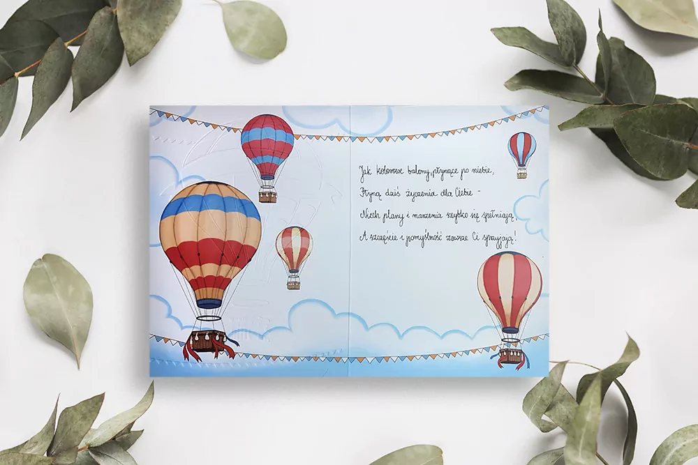 Karnet B6 Balon - tantis.pl