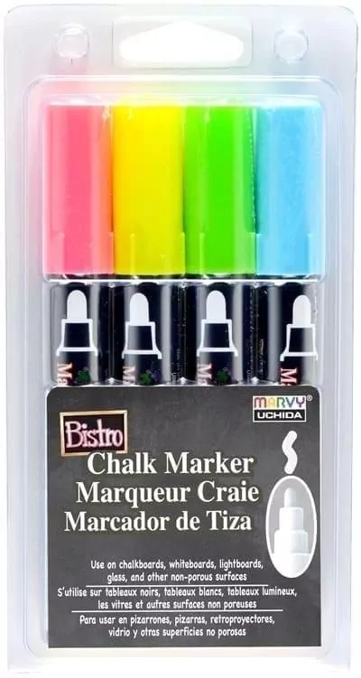 Markery kredowe Bistro Chalk 4 kolory - tantis.pl