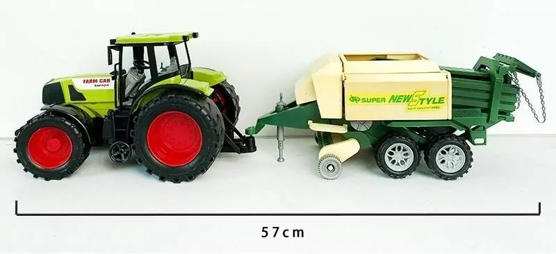 Traktor z prasą - tantis.pl
