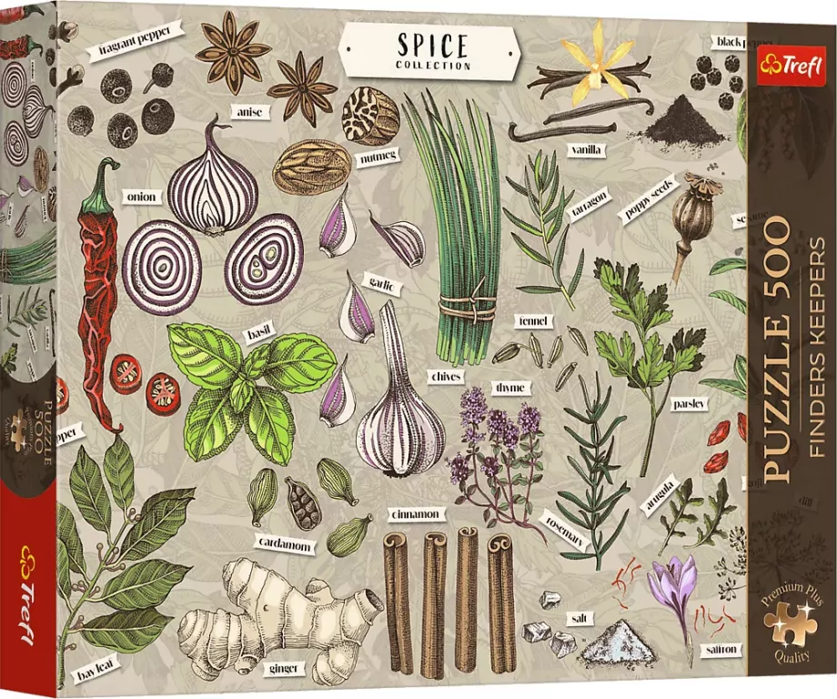 Puzzle 500 Finders Keepers: Przyprawy TREFL - tantis.pl