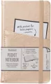 Bookaroo Notatnik Journal Pocket A6. Złoty - tantis.pl