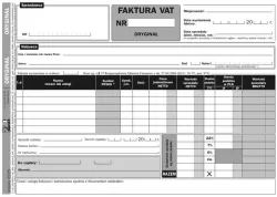 Faktura VAT netto krajowa, 2-składka A5/60K