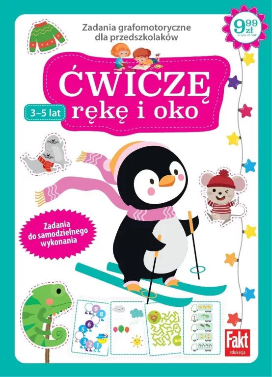 Ćwiczę rękę i oko. Zadania grafomotoryczne.. - tantis.pl