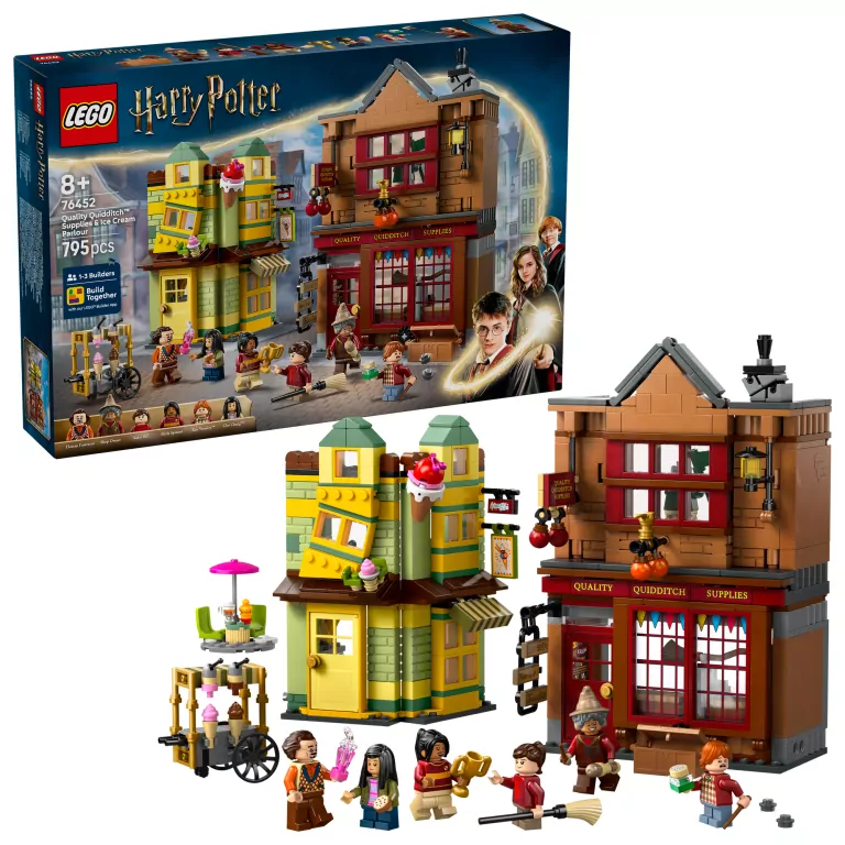 LEGO® Harry Potter. Markowy sprzęt do quidditcha™ i lodziarnia 76452 - tantis.pl