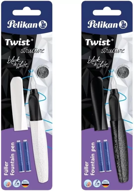 Pióro wieczne Twist do kaligrafii + 2 naboje mix - tantis.pl