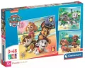 Clementoni. Puzzle 3x48. Super Kolor. Psi Patrol - tantis.pl