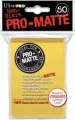ULTRA-PRO Deck Protector - Pro-Matte Non-Glare Yellow (Żółte) 50 szt. - tantis.pl