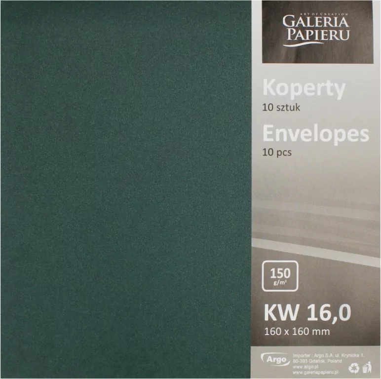 KOPERTA 160X160 NK ZIE GAL PAP OPPB - tantis.pl