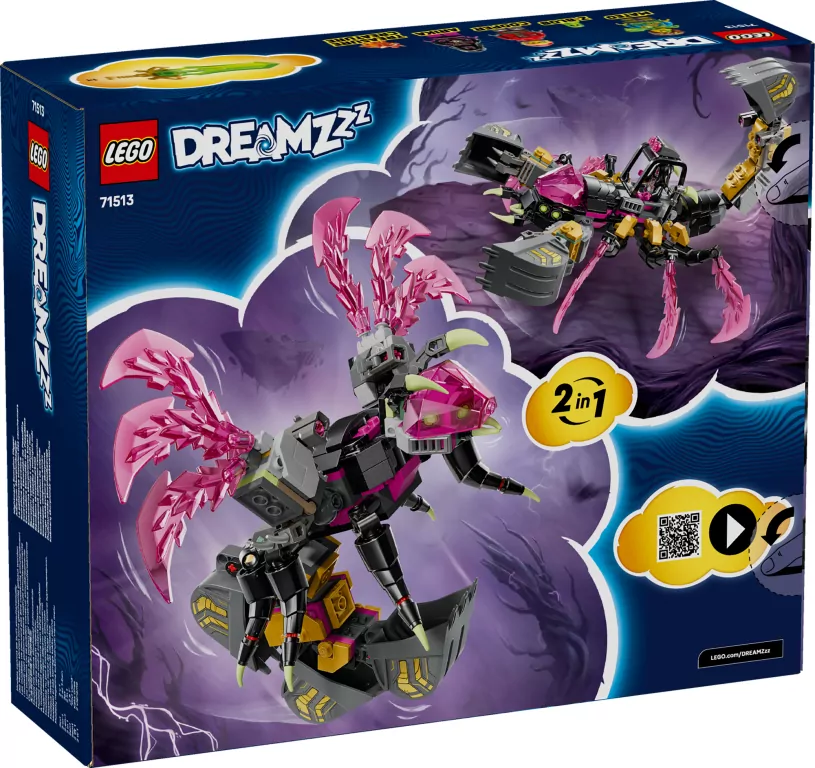 LEGO®. DREAMZZZ Koszmarna skorpionowa koparka. 71513 - tantis.pl