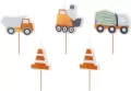 Świeczki urodzinowe Roboty Drogowe 3-4,5 cm - tantis.pl