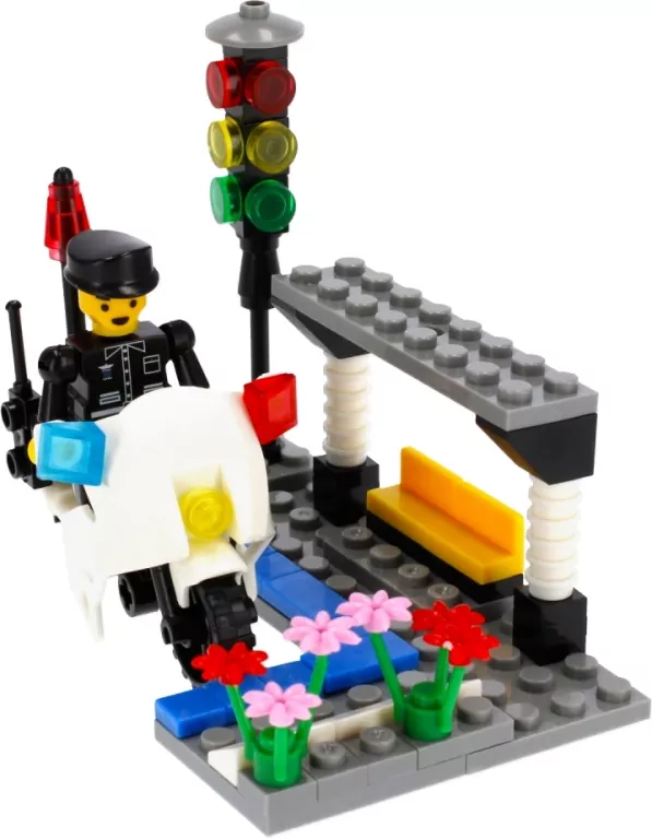 Klocki konstrukcyjne Alleblox policja 96-104 elementów, mix - tantis.pl
