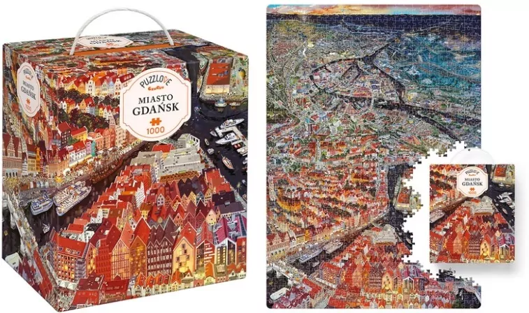 CzuCzu. Puzzlove. Miasto Gdańsk. 1000 el. - tantis.pl