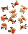 Zawieszki polimerowe 3D - Jolly reindeers 10szt - tantis.pl