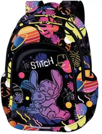Plecak młodzieżowy Disney Black Prime Disney Black Stitch - tantis.pl