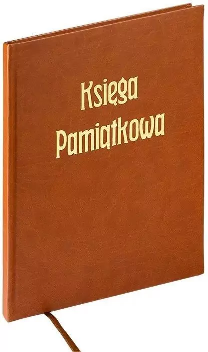 Księga pamiątkowa A4 120 kartek brązowa GRAND - tantis.pl