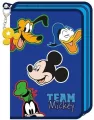 Piórnik jednokomorowy z wyposażeniem. Mickey - tantis.pl