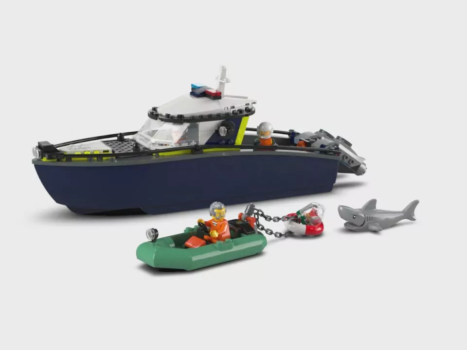 LEGO® City. Pościg łodzią policyjną 60456 - tantis.pl