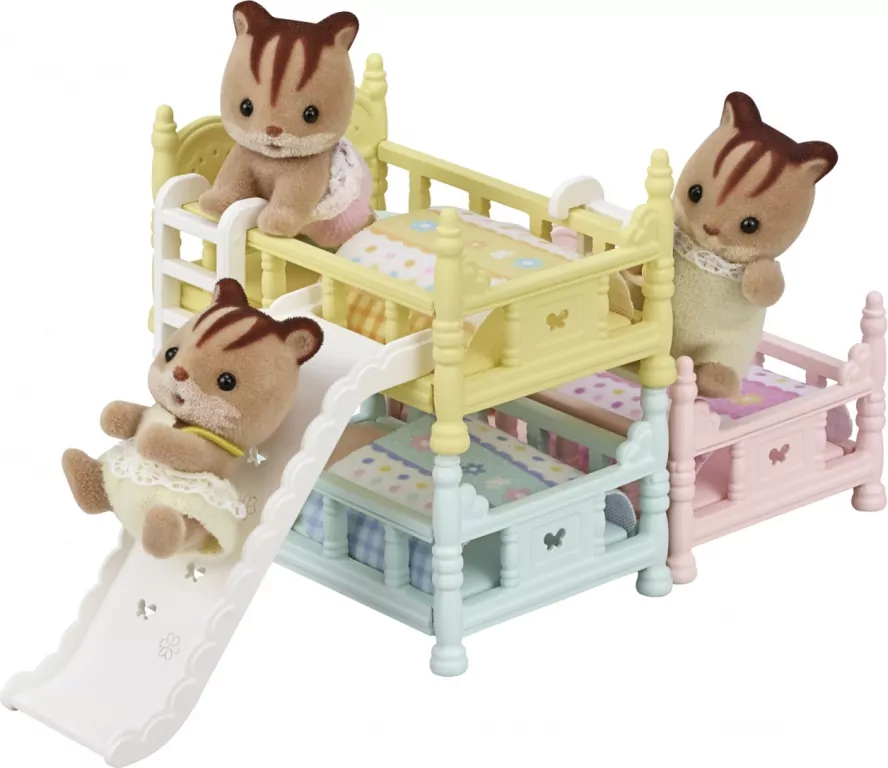 Potrójne łóżko. Sylvanian Families - tantis.pl