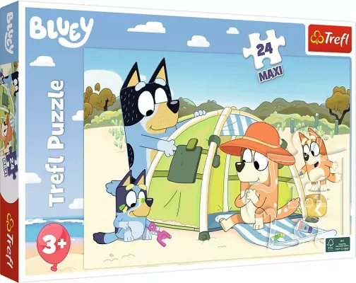 Wspaniały dzień Bluey. Puzzle 24 Maxi