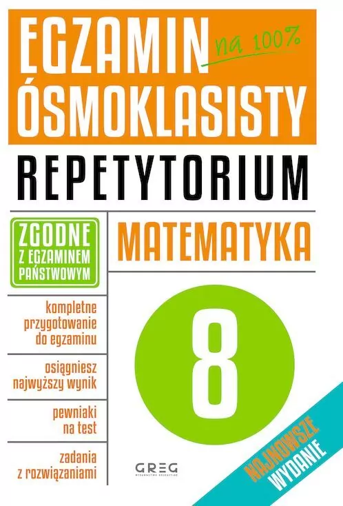 Egzamin ósmoklasisty. Na 100%. Repetytorium. Matematyka - tantis.pl