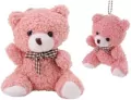Miś przytulanka brelok różowy 10cm - tantis.pl